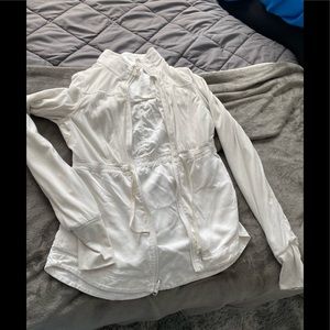 white lululemon jacket